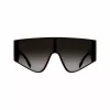 Karl Lagerfeld unisex kvadratiniai akiniai nuo saulės KL6209S-601 juodi/pilki 65-19-140