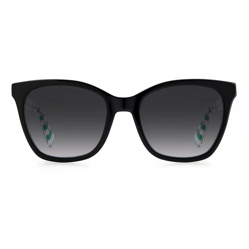 KATE SPADE DESIS807F59O Moteriški akiniai nuo saulės, Havana acetato rėmelis, rudi gradientiniai lęšiai, 55/17/140 mm