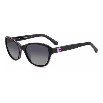 Kate Spade Golda GOLDA-G-S-807 Moteriški akiniai nuo saulės - Kačių akies acetato rėmelis, rudi gradientiniai lęšiai, 56 mm