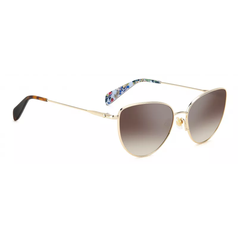 Kate Spade Hailey moteriški akiniai nuo saulės Havana Brown Gradient 55mm