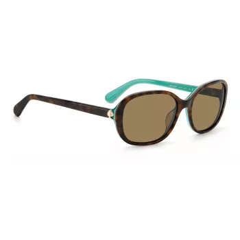 Kate Spade Izabella GSFZL moteriški akiniai nuo saulės - acetatinis rėmelis, UV400 apsauga, 55 mm lęšiai
