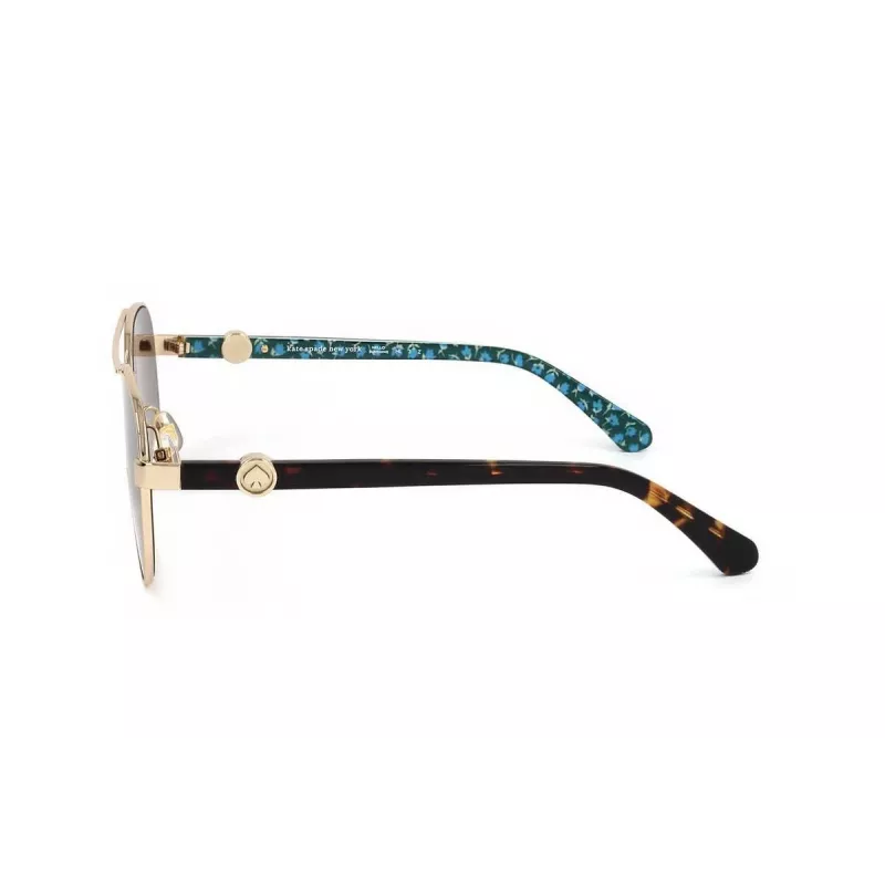 Kate Spade Raglan moteriški akiniai nuo saulės - kvadratinis acetatinis rėmelis - UV400 apsauga - 56/17/140 mm
