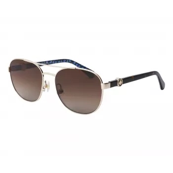 Kate Spade Raglan moteriški akiniai nuo saulės - kvadratinis acetatinis rėmelis - UV400 apsauga - 56/17/140 mm