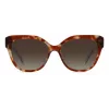 KATE SPADE SAVANNAGSIPRF Moteriški akiniai nuo saulės - Havana acetato rėmelis, rudi gradientiniai lęšiai, 57/17/140 mm