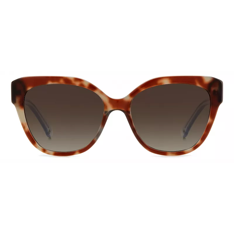KATE SPADE SAVANNAGSIPRF Moteriški akiniai nuo saulės - Havana acetato rėmelis, rudi gradientiniai lęšiai, 57/17/140 mm
