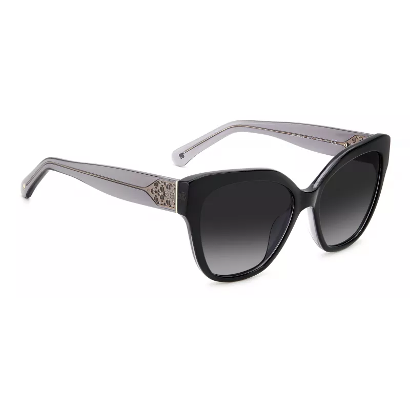 Kate Spade Savannah GS807F Moteriški Akiniai nuo Saulės - Tamsiai Havana Acetato Rėmelis su Rudais Gradientiniais Lęšiais 57/17/140 mm