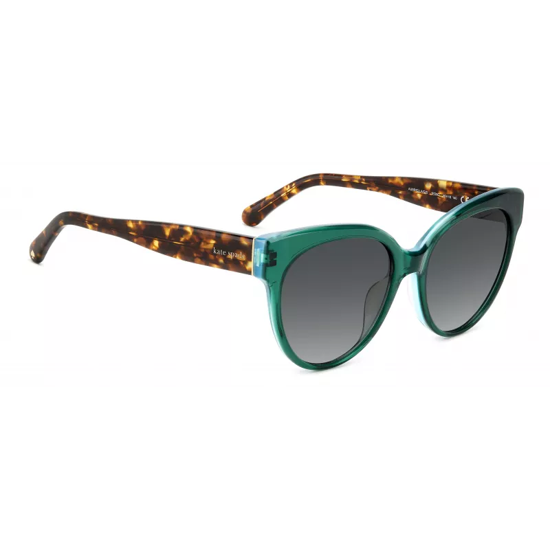 KATE SPADE Women's Aubriella Cat Eye Sunglasses Havana Brown Gradient 55mm