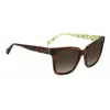 KATE SPADE Women's Harlow Sunglasses GS086F5 - Square Acetate Frame 55/17/140 mm