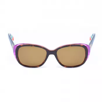 KATE SPADE Moteriški akiniai nuo saulės Hilde-P-S - Dark Havana - Poliarizuoti rudi gradientiniai - 54mm