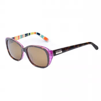 KATE SPADE Moteriški akiniai nuo saulės Hilde-P-S - Dark Havana - Poliarizuoti rudi gradientiniai - 54mm