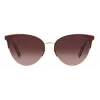 KATE SPADE Moteriški „Izara“ katės akies akiniai nuo saulės – juodas acetatinis rėmelis su pilkais gradientiniais lęšiais – 57/17/140 mm
