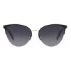 KATE SPADE Moteriški katės akies akiniai nuo saulės Izara IZARAGS807F79 - Juodas acetato rėmelis, pilki polikarbonato lęšiai, 57 mm