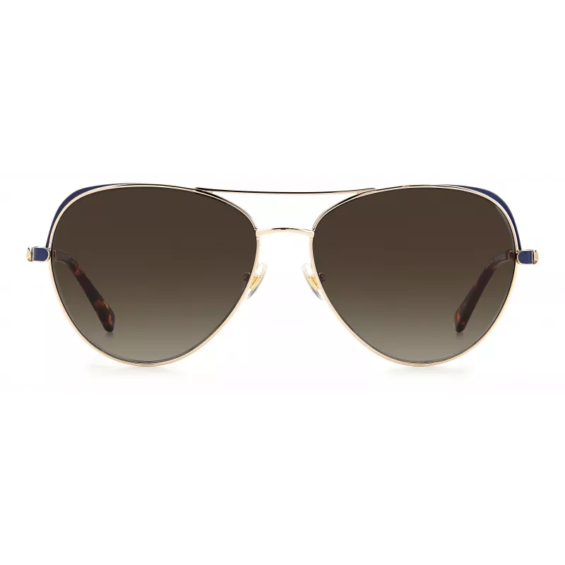 KATE SPADE Moteriški KATALINAGSLKS Drugelio Formos Akiniai Nuo Saulės Tamsiai Havana Pilkas Gradientas 59mm