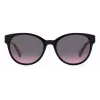 KATE SPADE Moteriški akiniai nuo saulės Nathalie GS807 - Juodas acetatinis rėmelis, pilki gradientiniai lęšiai 55/17/140 mm