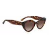 KATE SPADE Moteriški akiniai nuo saulės JUNIGS086F5HA - Juodas acetatinis rėmelis, pilki polikarbonatiniai lęšiai, 55/17/140 mm