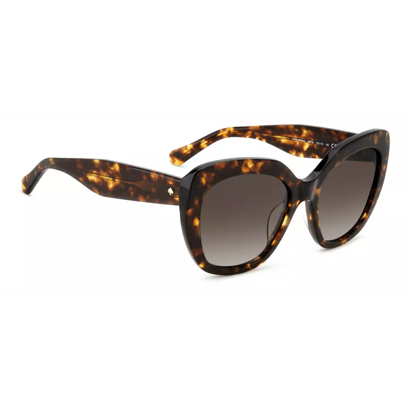 KATE SPADE Moteriški akiniai nuo saulės Winslet GS086F - Acetatinis rėmelis, UV400 apsauga, 55 mm lęšiai