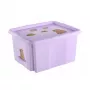 keeeper dėžė su dangčiu 15L Karolina “Capybara” 38x29.5x20.5cm Soft Purple