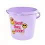 keeeper Deco kibiras 10L Ilvie Emoji Best Day Ø30x28cm Purple