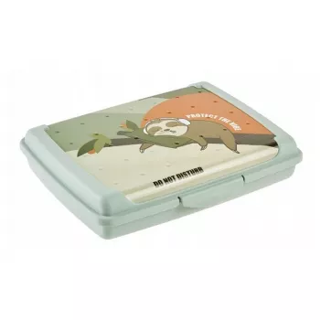 keeeper Maisto laikymo indas Deco-Click-Box Mini 0,5L Carla 'Lazy Lui' 17x13x3,5cm Žalias