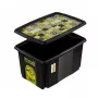 keeeper dėžė su dangčiu Karolina Minions Mosaic, 45 L, juoda, 55,5 x 40 x 30 cm