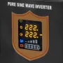 KEMOT PROsinus-1000 gryno sinusinio bangos UPS keitiklis su įkrovikliu 12V 230V 1000VA/700W juodos spalvos