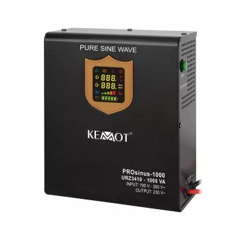 KEMOT PROsinus-1000 Sieninis Nepertraukiamo Maitinimo Šaltinis 1000VA/700W Gryno Sinuso Bangos 12V 230V