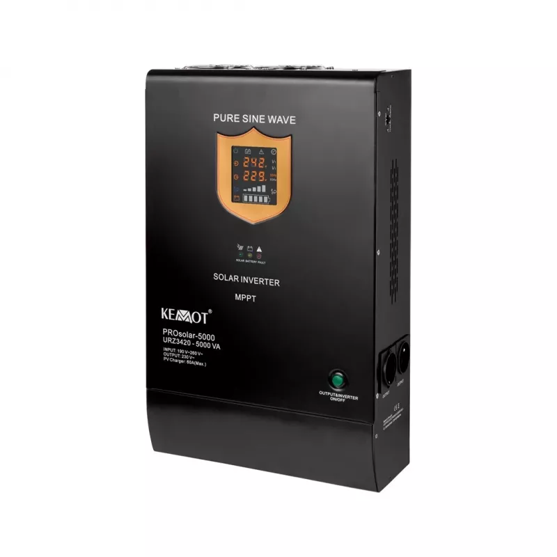 KEMOT PROsolar-5000 48V 230V 5000VA/3500W hibridinis saulės keitiklis