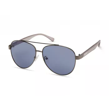 KENNETH COLE KC1394-5908V Vyriški akiniai nuo saulės - Juodas rėmelis, pilki lęšiai, 59 mm