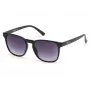 KENNETH COLE KC1414-5402B Vyriški stačiakampiai akiniai nuo saulės - Juodas rėmelis, pilki lęšiai 55/18/145 mm UV400