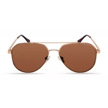 Kenneth Cole KC3009-5932E Vyriški stačiakampiai acetatiniai akiniai nuo saulės - Havana/Ruda - 59/15/145 mm - UV400