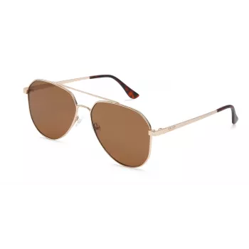 Kenneth Cole KC3009-5932E Vyriški stačiakampiai acetatiniai akiniai nuo saulės - Havana/Ruda - 59/15/145 mm - UV400