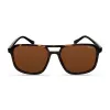 Vyriški akiniai nuo saulės Kenneth Cole KC3013-5752E – juodas rėmelis, pilki lęšiai, 57 mm