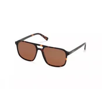 Vyriški akiniai nuo saulės Kenneth Cole KC3013-5752E – juodas rėmelis, pilki lęšiai, 57 mm