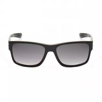 KENNETH COLE MAN KC1246-5801B Akiniai - Blizgantis juodas rėmelis, pilki polikarbonatiniai lęšiai, 58 mm