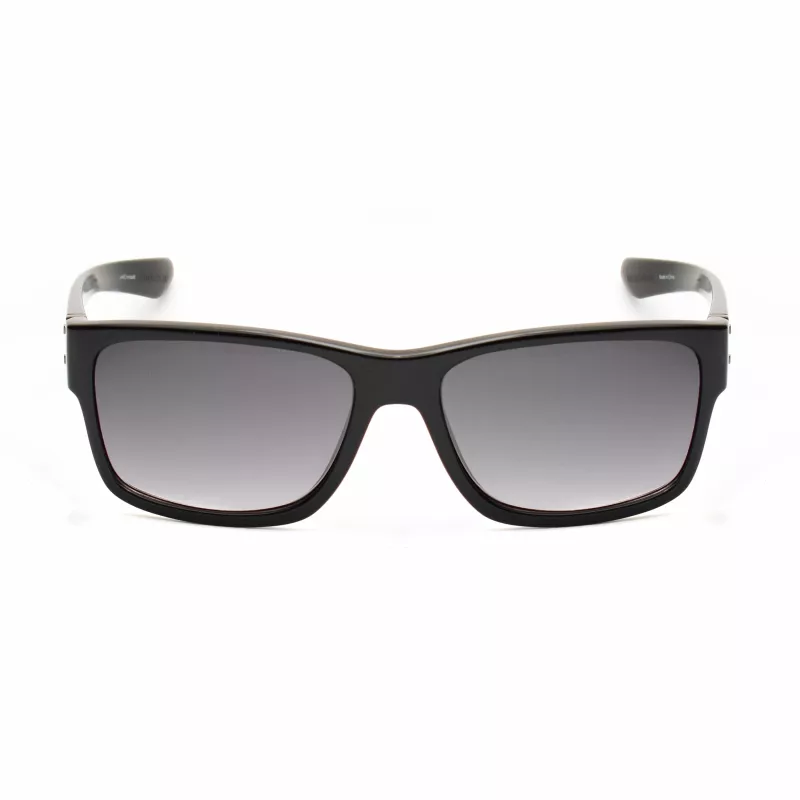 KENNETH COLE MAN KC1246-5801B Akiniai - Blizgantis juodas rėmelis, pilki polikarbonatiniai lęšiai, 58 mm