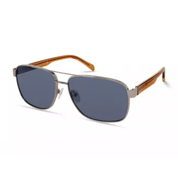KENNETH COLE MAN KC2987-6310V Stačiakampiai akiniai nuo saulės - Juodas acetatinis rėmelis, pilkai dūminiai polikarbonatiniai lęšiai, UV400 apsauga, 63/15/140 mm