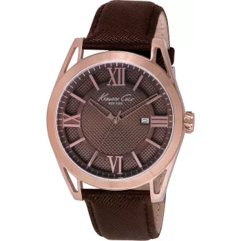KENNETH COLE Vyrų automatinis skeletinis laikrodis IKC8073 44mm nerūdijantis plienas