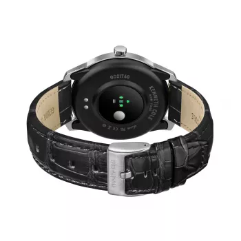 KENNETH COLE Vyriškas automatinis skeletinis laikrodis KCWGD2174061 - 45mm nerūdijančio plieno korpusas, rudo odos dirželis