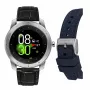 KENNETH COLE Vyriškas automatinis skeletinis laikrodis KCWGD2174061 - 45mm nerūdijančio plieno korpusas, rudo odos dirželis