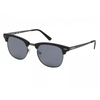 Kenneth Cole Men's KC1330-5002X Rectangle Sunglasses - Black Frame Grey Lens UV400