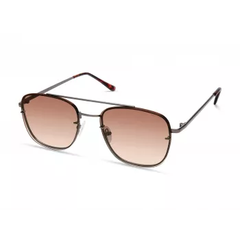 Kenneth Cole vyriški KC1399-5608F stačiakampiai akiniai nuo saulės - juodi/pilki 56mm