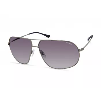 Kenneth Cole vyriški stačiakampiai akiniai nuo saulės KC2984-6709B - juodas rėmelis, dūminiai pilki lęšiai