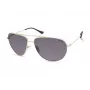 Kenneth Cole vyriški stačiakampiai akiniai nuo saulės KC2971-6032A - juodas rėmelis, pilki lęšiai, 60 mm