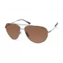 Kenneth Cole vyriški akiniai nuo saulės KC2971-6008E - juodas rėmelis, dūminiai pilki lęšiai, 60 mm