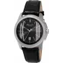 KENNETH COLE Vyriškas laikrodis IKC8095 44mm Nerūdijantis plienas Kvarcinis Analoginis Juodas ciferblatas Sidabrinė apyrankė