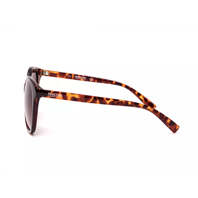 Kenneth Cole Women's KC1305-5352F Akiniai - Rudi Havana acetato rėmeliai su rudais gradientiniais lęšiais - 53/20/140 mm