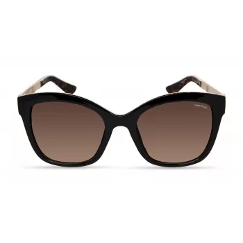 KENNETH COLE Moteriški akiniai nuo saulės KC2965-5401F - Geometrinis acetatinis rėmelis su pilkais gradientiniais lęšiais - 54 mm