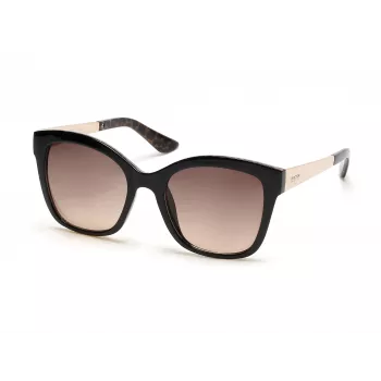 KENNETH COLE Moteriški akiniai nuo saulės KC2965-5401F - Geometrinis acetatinis rėmelis su pilkais gradientiniais lęšiais - 54 mm