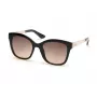 KENNETH COLE Moteriški akiniai nuo saulės KC2965-5401F - Geometrinis acetatinis rėmelis su pilkais gradientiniais lęšiais - 54 mm