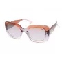 KENNETH COLE Moteriški akiniai nuo saulės KC2966-5383Z Juodas acetatinis kvadratinis rėmelis, pilki gradientiniai lęšiai, 53 mm